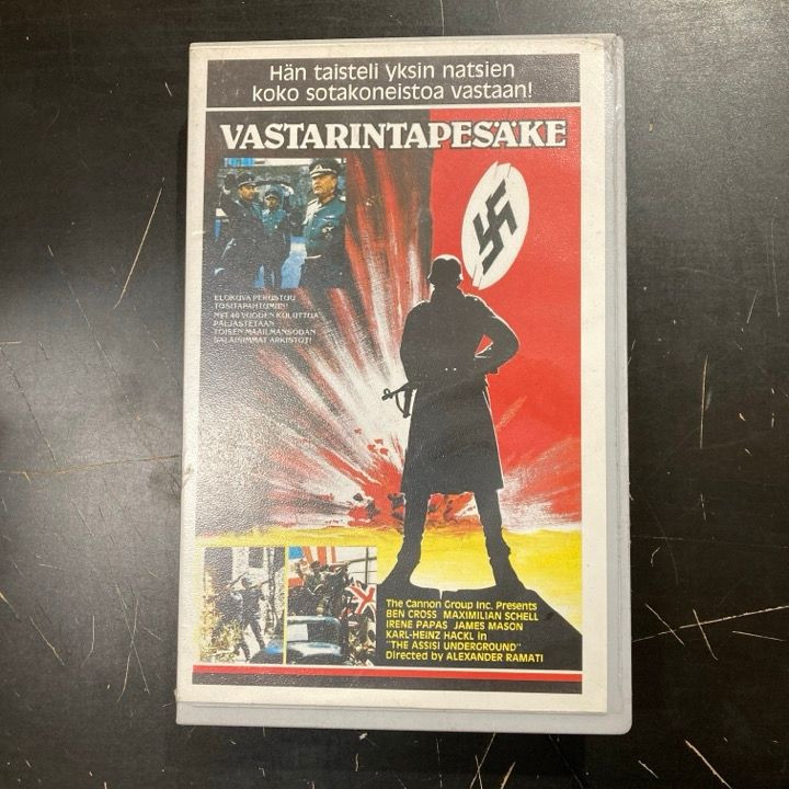 Vastarintapesäke VHS (VG+/M-) -sota/draama-